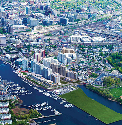 Our-Difference-Land-Stamford Stamford, CT Harbor Point Aerial View - Our Difference Land Stamford