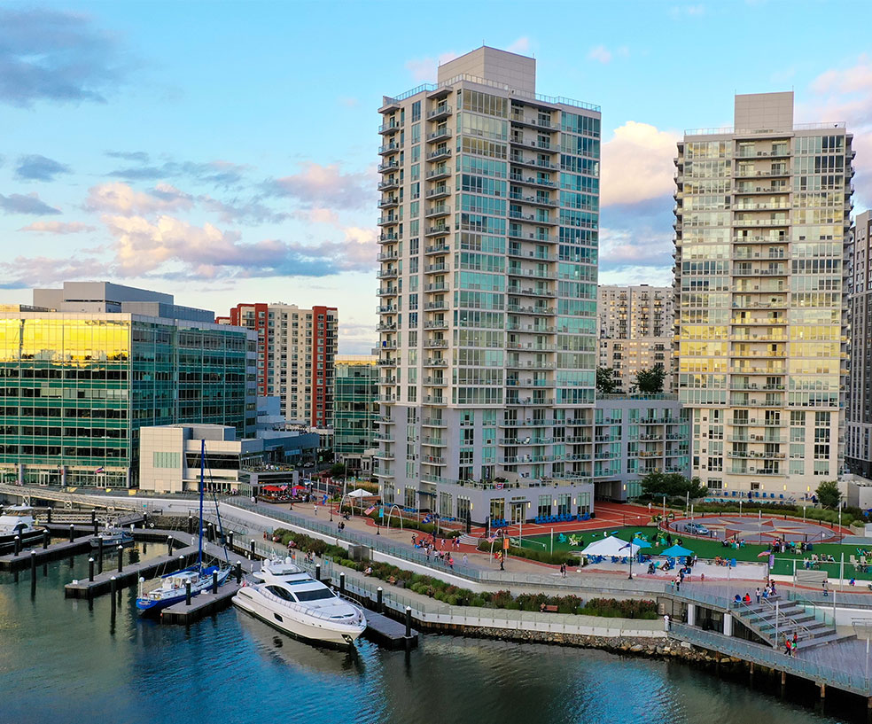 WB-It-All 100 Washington Boulevard - View from the water