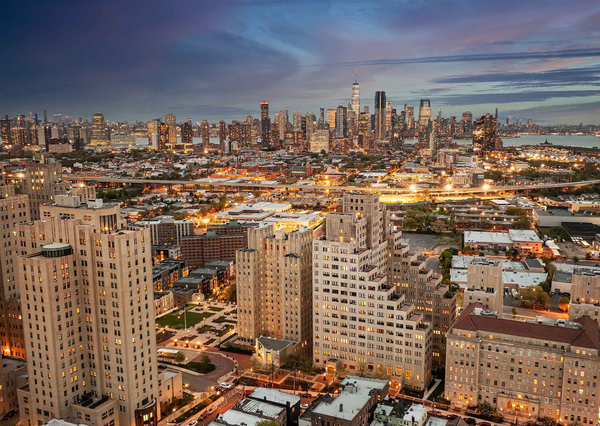 The Beacon at Night The Beacon at Night Jersey City