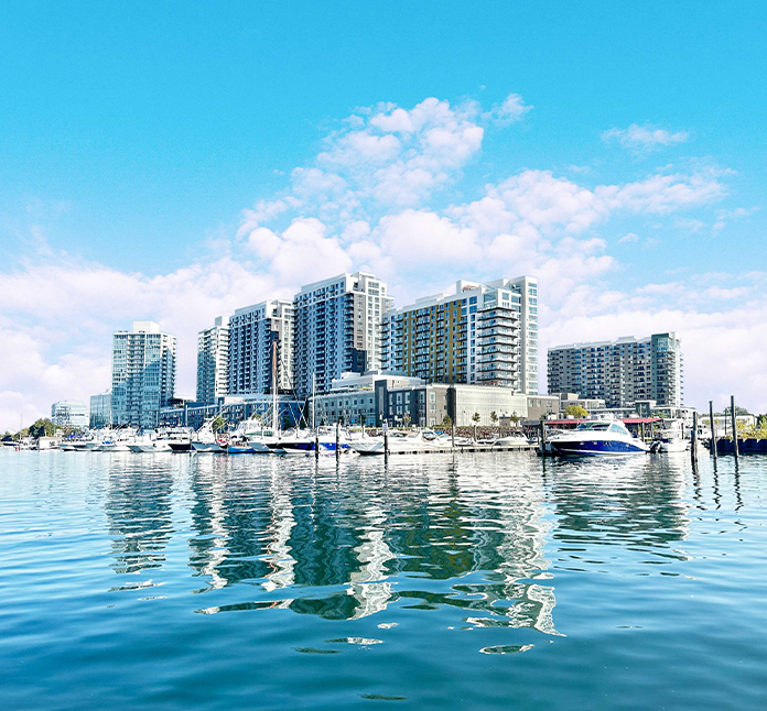 View of Harbor Point from the Water