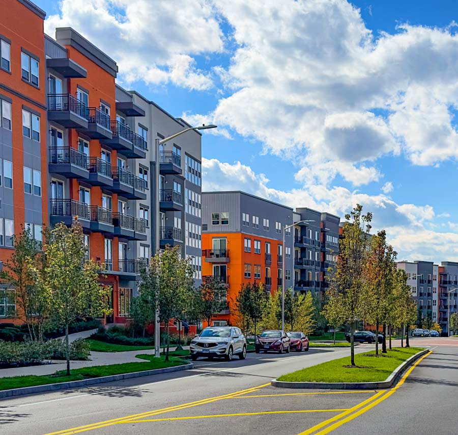 the_curb-edge_of_urban_110722-1a Street view of The Curb Harbor Point Stamford, CT